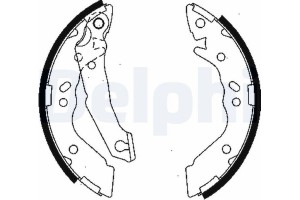 Delphi Σετ Σιαγόνων Φρένων - LS1836