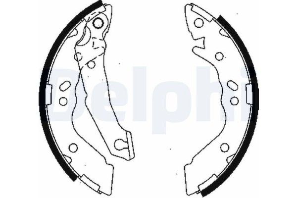 Delphi Σετ Σιαγόνων Φρένων - LS1836