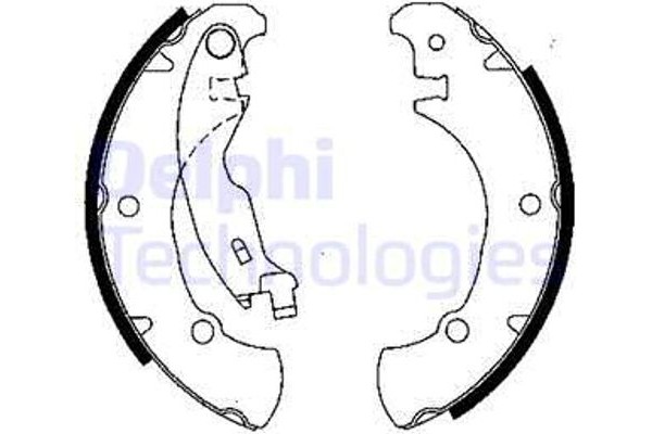 Delphi Σετ Σιαγόνων Φρένων - LS1840