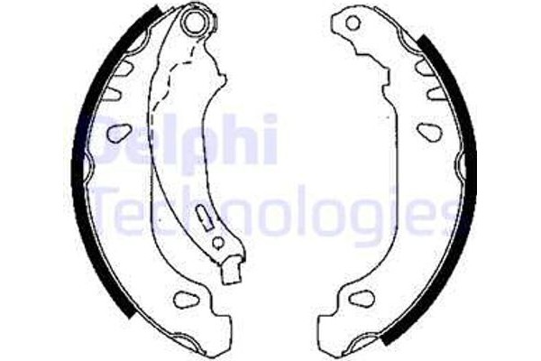 Delphi Σετ Σιαγόνων Φρένων - LS1844