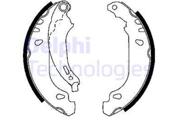 Delphi Σετ Σιαγόνων Φρένων - LS1848