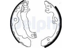 Delphi Σετ Σιαγόνων Φρένων - LS1850