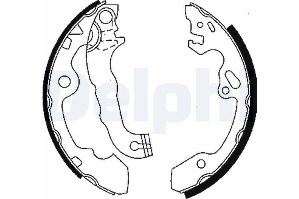 Delphi Σετ Σιαγόνων Φρένων - LS1850