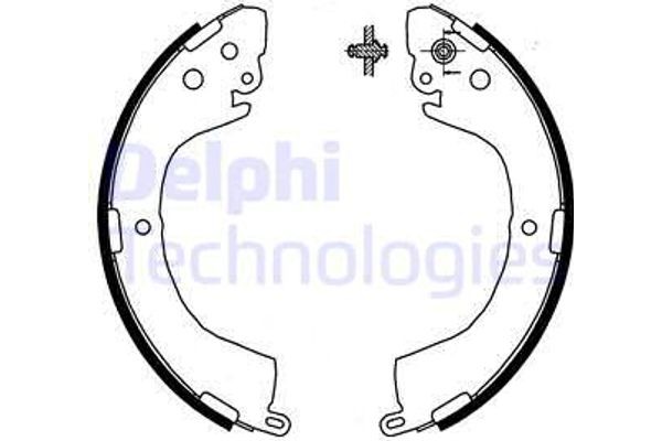 Delphi Σετ Σιαγόνων Φρένων - LS1852