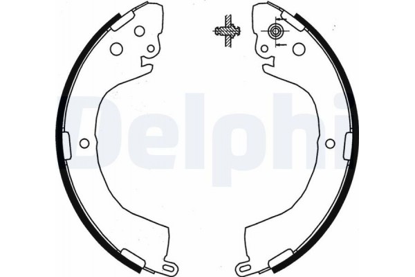 Delphi Σετ Σιαγόνων Φρένων - LS1852 Delphi Σετ Σιαγόνων Φρένων - LS1852
