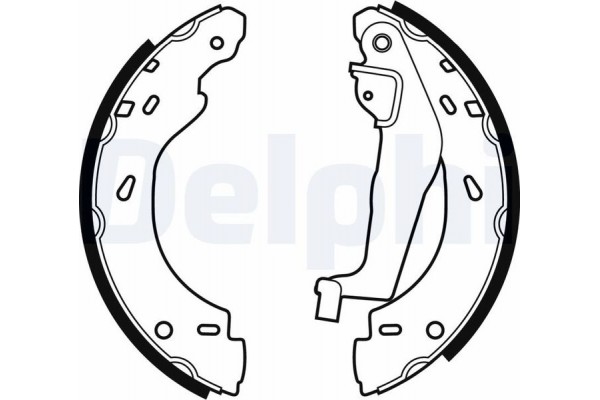Delphi Σετ Σιαγόνων Φρένων - LS1910