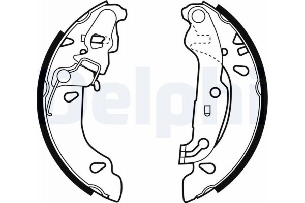 Delphi Σετ Σιαγόνων Φρένων - LS1926