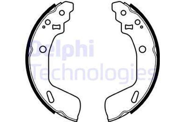 Delphi Σετ Σιαγόνων Φρένων - LS2073