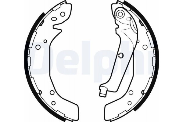 Delphi Σετ Σιαγόνων Φρένων - LS2117