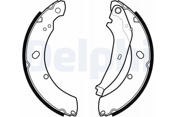 Delphi Σετ Σιαγόνων Φρένων - LS2136 Delphi Σετ Σιαγόνων Φρένων - LS2136