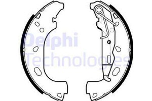 Delphi Σετ Σιαγόνων Φρένων - LS2167