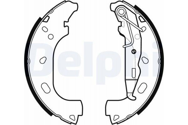 Delphi Σετ Σιαγόνων Φρένων - LS2167 Delphi Σετ Σιαγόνων Φρένων - LS2167