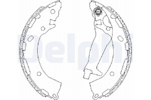Delphi Σετ Σιαγόνων Φρένων - LS2195