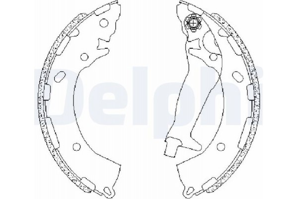Delphi Σετ Σιαγόνων Φρένων - LS2195 Delphi Σετ Σιαγόνων Φρένων - LS2195