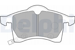 Delphi Σετ τακάκια, Δισκόφρενα - LP1309