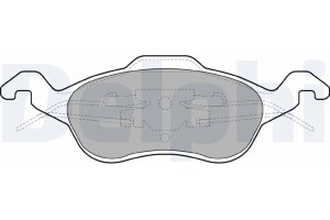 Delphi Σετ τακάκια, Δισκόφρενα - LP1315