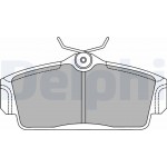 Delphi Σετ τακάκια, Δισκόφρενα - LP1435