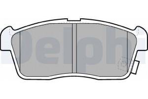 Delphi Σετ τακάκια, Δισκόφρενα - LP1442