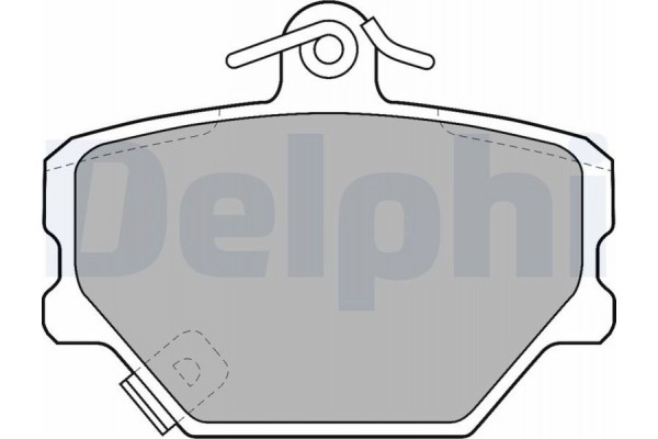 Delphi Σετ τακάκια, Δισκόφρενα - LP1465