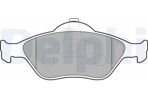 Delphi Σετ τακάκια, Δισκόφρενα - LP1469