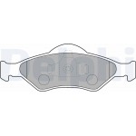 Delphi Σετ τακάκια, Δισκόφρενα - LP1470