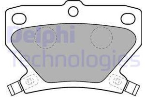 Delphi Σετ τακάκια, Δισκόφρενα - LP1513