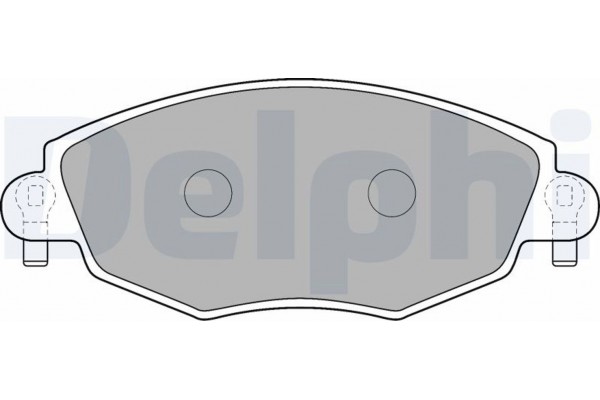 Delphi Σετ τακάκια, Δισκόφρενα - LP1533