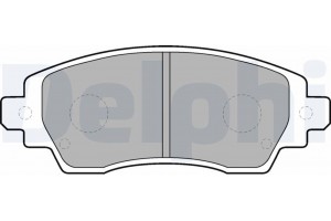 Delphi Σετ τακάκια, Δισκόφρενα - LP1560