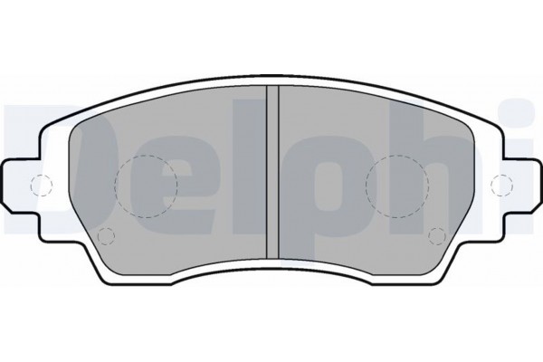 Delphi Σετ τακάκια, Δισκόφρενα - LP1560