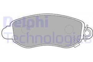 Delphi Σετ τακάκια, Δισκόφρενα - LP1582