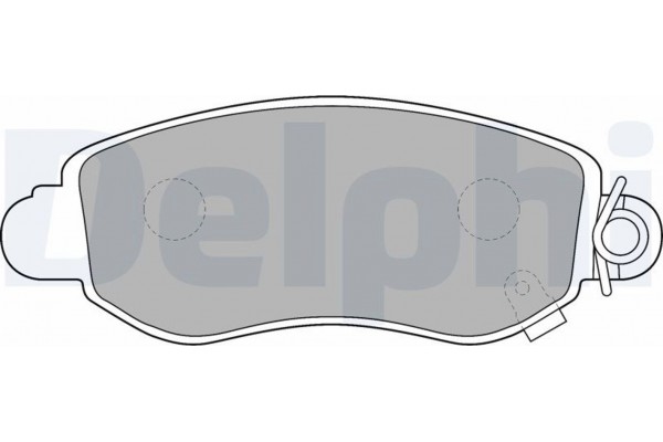 Delphi Σετ τακάκια, Δισκόφρενα - LP1582