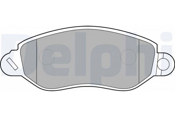 Delphi Σετ τακάκια, Δισκόφρενα - LP1583