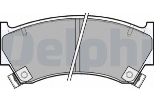 Delphi Σετ τακάκια, Δισκόφρενα - LP1590