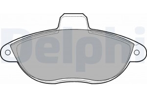 Delphi Σετ τακάκια, Δισκόφρενα - LP1592