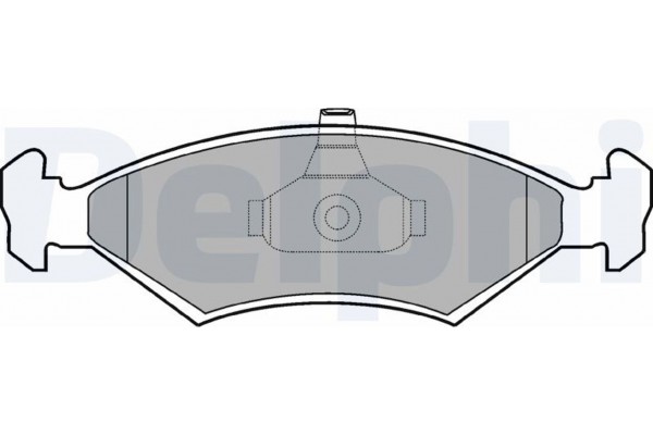Delphi Σετ τακάκια, Δισκόφρενα - LP1604