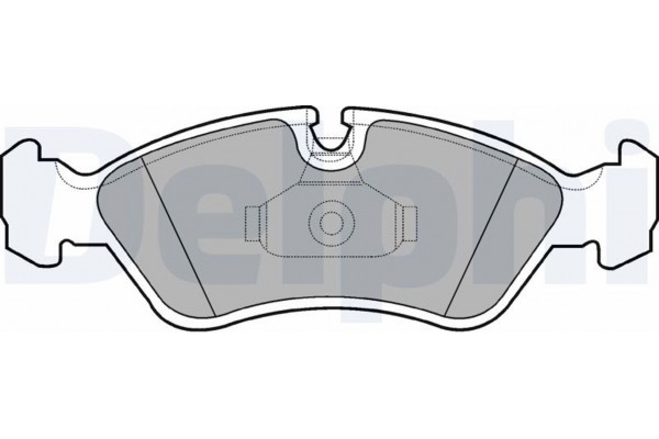 Delphi Σετ τακάκια, Δισκόφρενα - LP1605