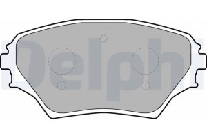 Delphi Σετ τακάκια, Δισκόφρενα - LP1632