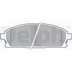 Delphi Σετ τακάκια, Δισκόφρενα - LP1659