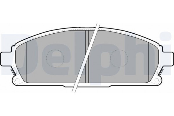 Delphi Σετ τακάκια, Δισκόφρενα - LP1659