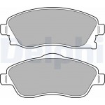 Delphi Σετ τακάκια, Δισκόφρενα - LP1676