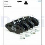 Delphi Σετ τακάκια, Δισκόφρενα - LP1695