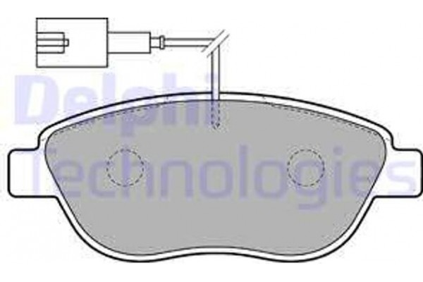 Delphi Σετ τακάκια, Δισκόφρενα - LP1721