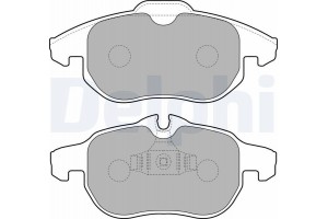 Delphi Σετ τακάκια, Δισκόφρενα - LP1723