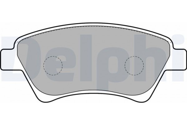 Delphi Σετ τακάκια, Δισκόφρενα - LP1730