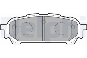Delphi Σετ τακάκια, Δισκόφρενα - LP1822