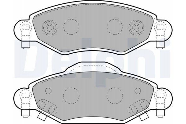 Delphi Σετ τακάκια, Δισκόφρενα - LP1840