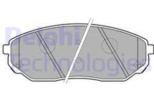 Delphi Σετ τακάκια, Δισκόφρενα - LP1849