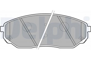 Delphi Σετ τακάκια, Δισκόφρενα - LP1849