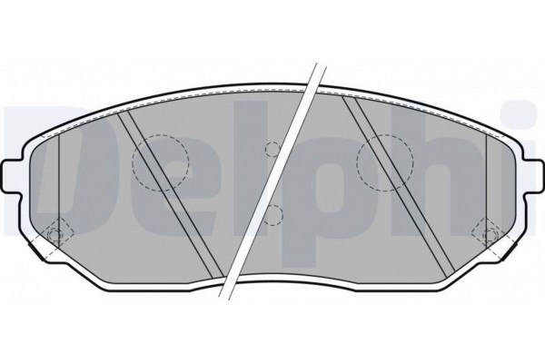 Delphi Σετ τακάκια, Δισκόφρενα - LP1849 Delphi Σετ τακάκια, Δισκόφρενα - LP1849