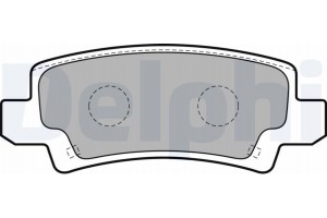 Delphi Σετ τακάκια, Δισκόφρενα - LP1864